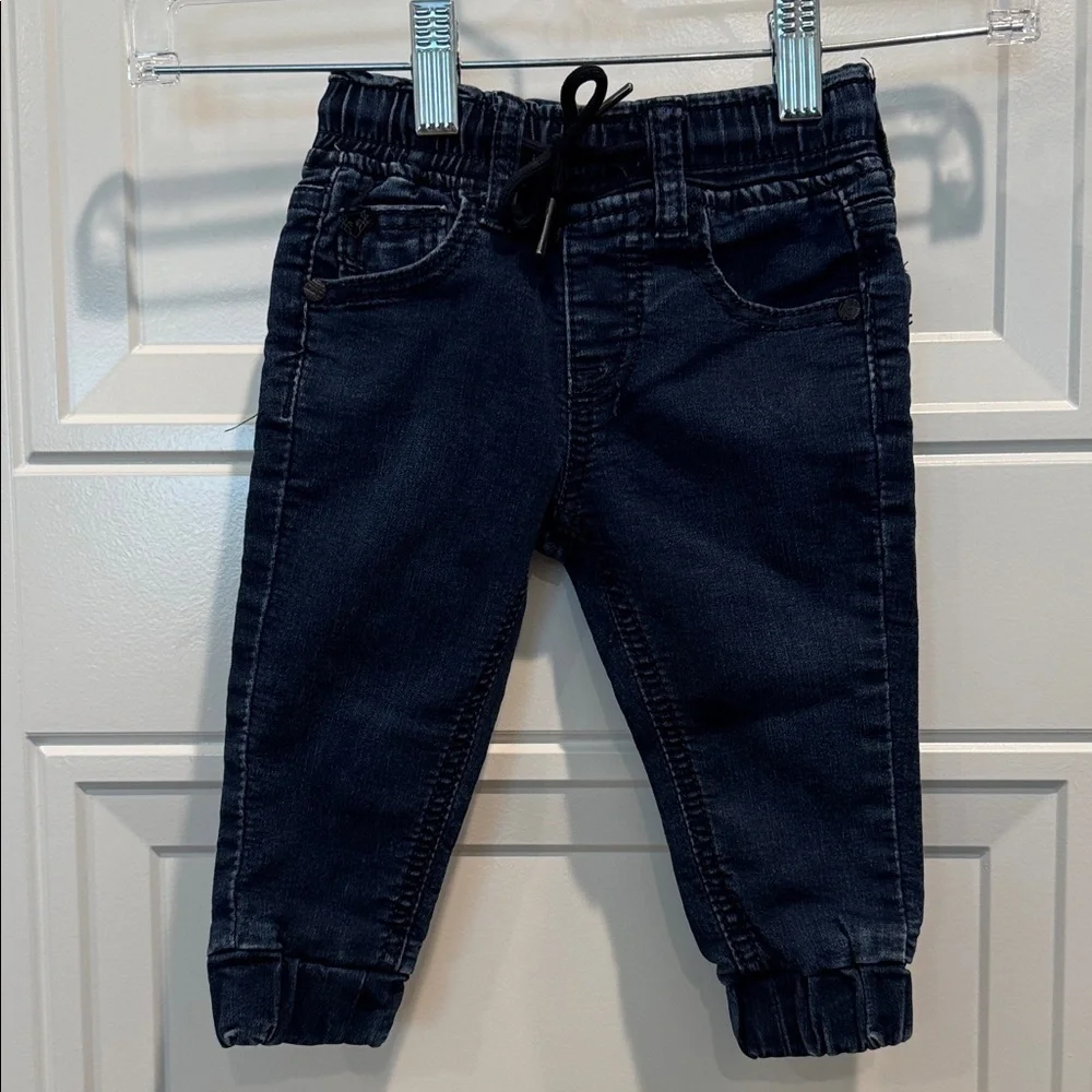 Vizio Navy Elastic-Waist Jogger Jeans for Kids